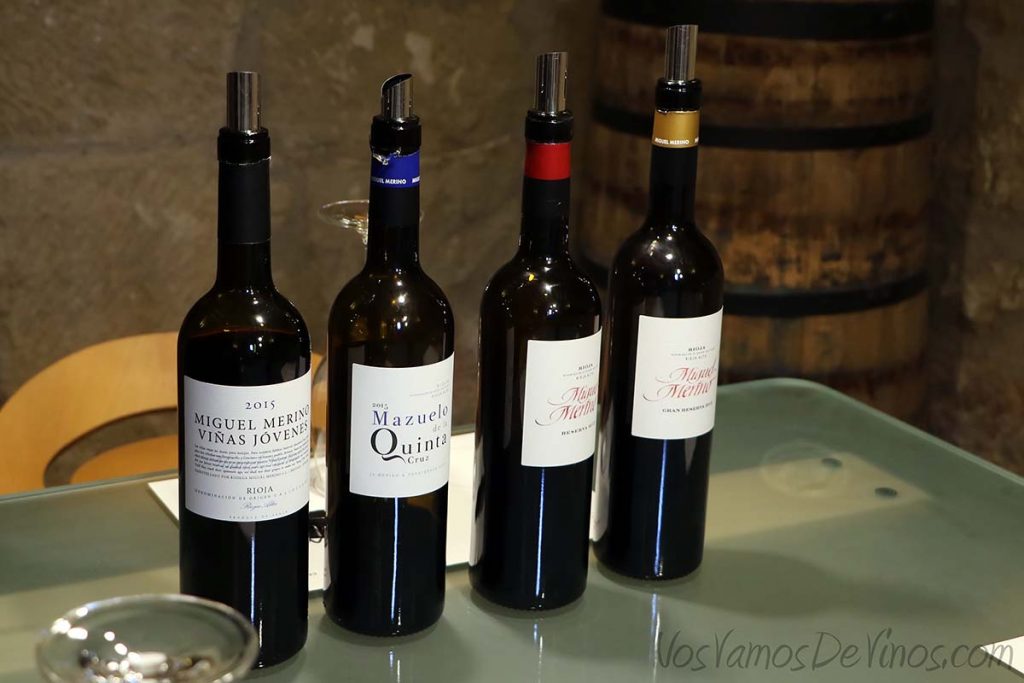 Cata de vinos bodega Miguel Merino, Briones, La Rioja