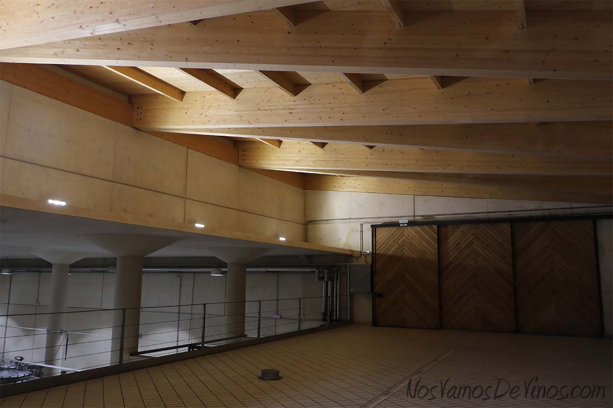 Descendientes de J. Palacios - Sala de recepción de las uvas