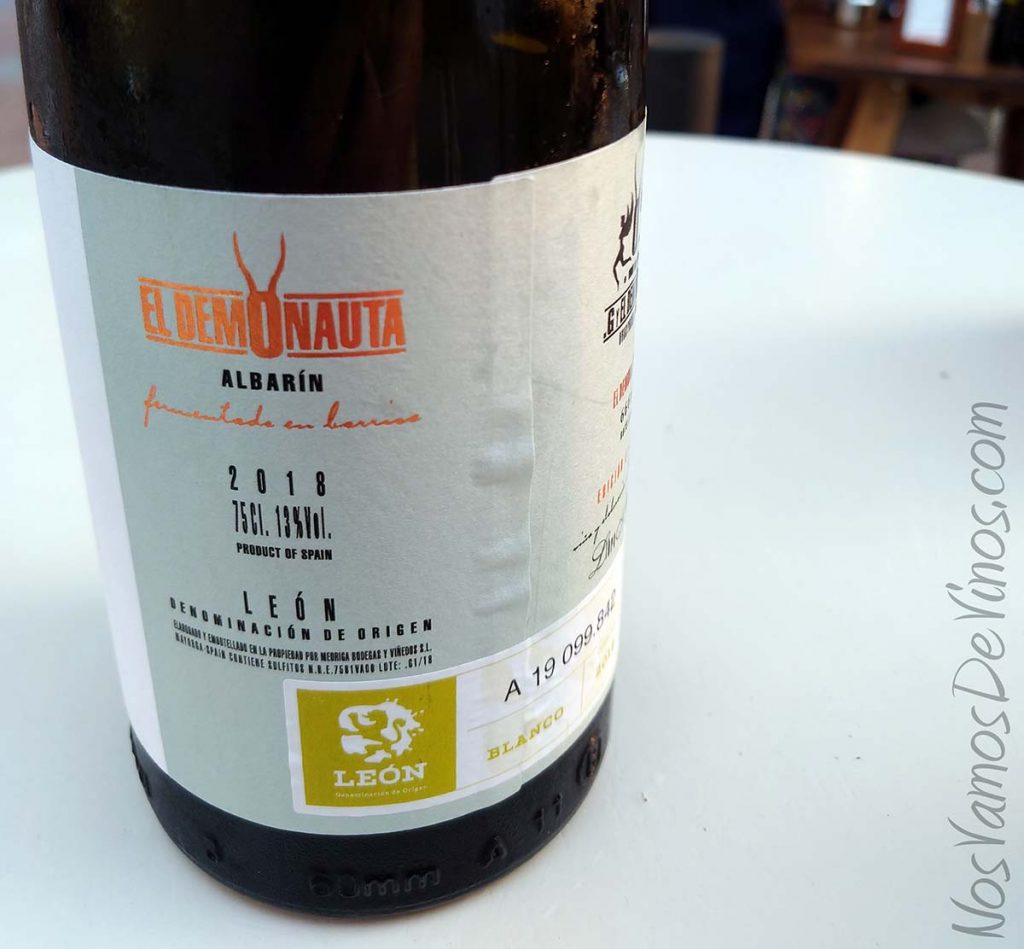 El Demonauta 2018 Etiqueta con la D.O.