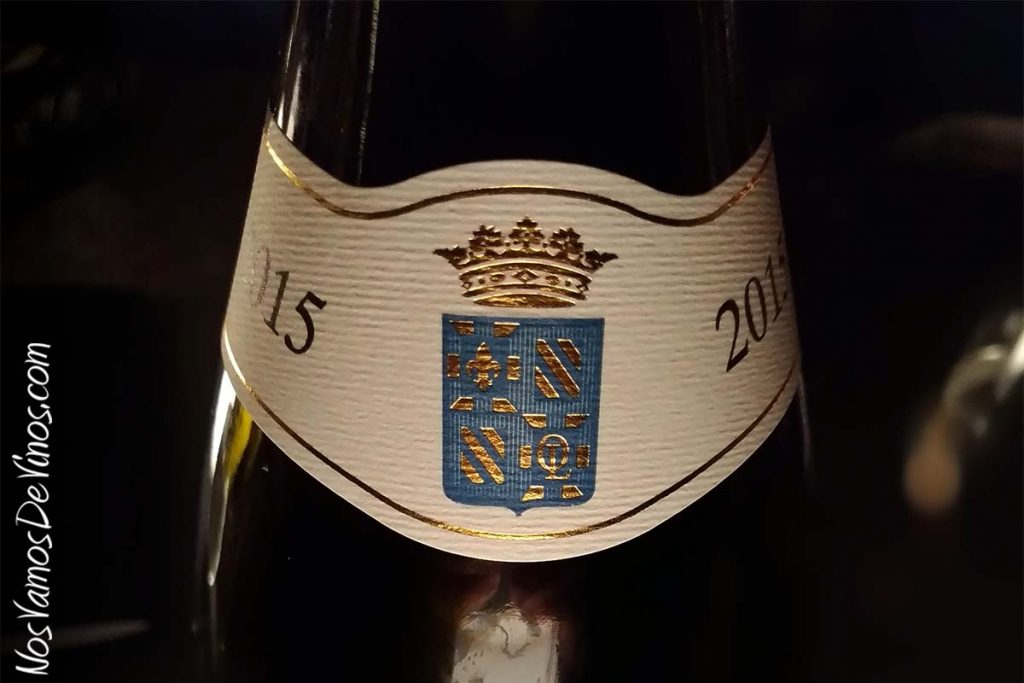 Olivier Leflaive Bourgogne Pinot Noir 2015 Etiqueta cuello