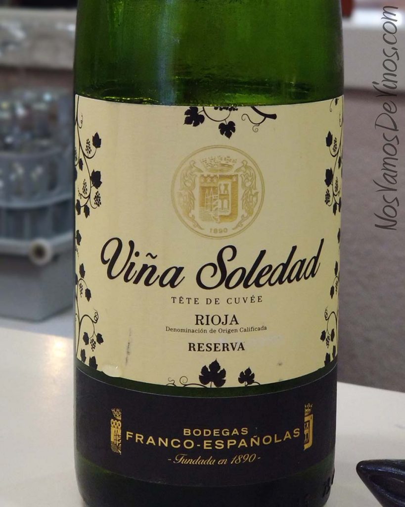Viña Soledad Tête de Cuvée Reserva 2006 Detalle Etiqueta
