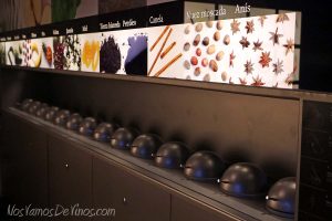 Museo Vivanco de la Cultura del Vino. Los aromas del vino.