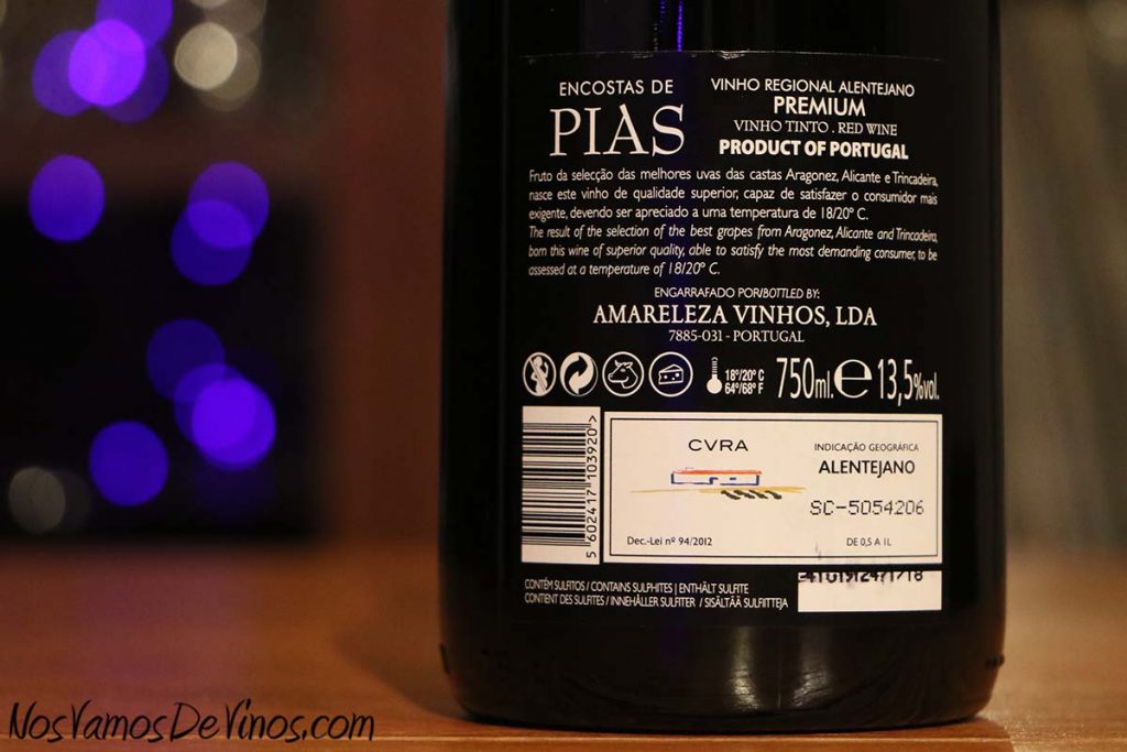 ncostas de Pias Premium 2018 Trasera