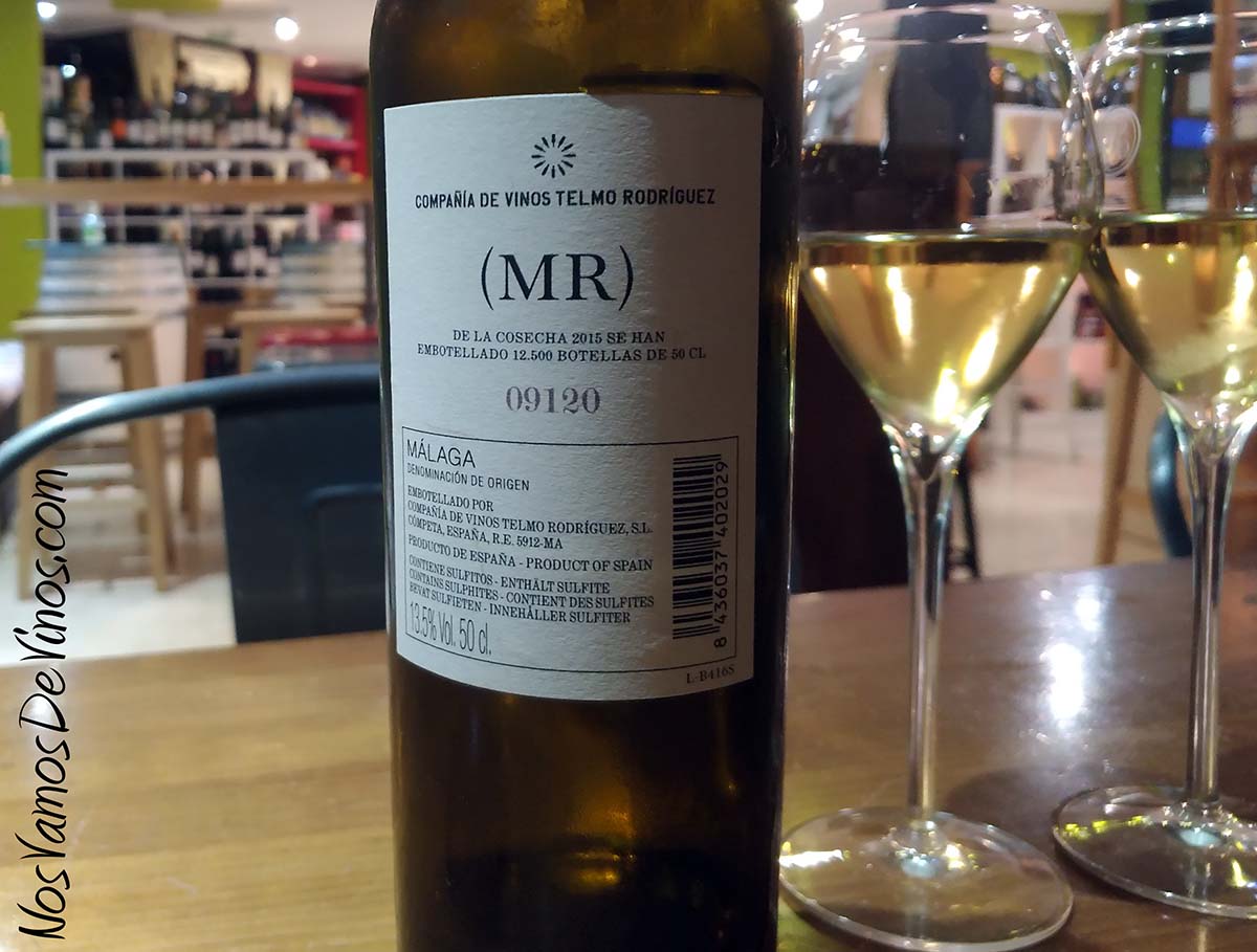 MR Mountain Wines 2015 Etiqueta trasera