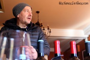 Dominio de Berzal. Íñigo Berzal, antes de comenzar la cata de sus vinos.