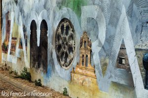 Ruta del Vino de Zamora. Mural grafitti en Zamora