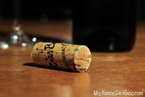 Vino genérico Albariño de Rías Baixas. Corcho