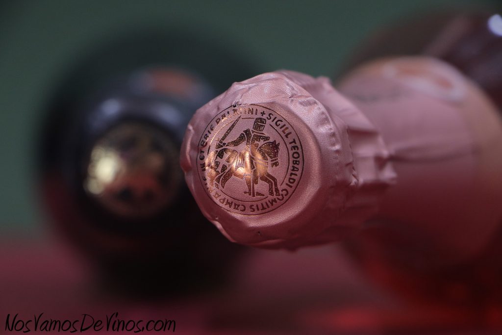 Taittinger. Cápsula Rosé.