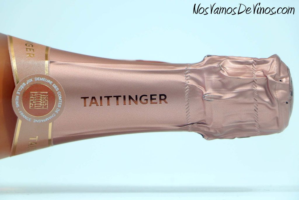 Taittinger Champagne Prestige Rosé: cápsula