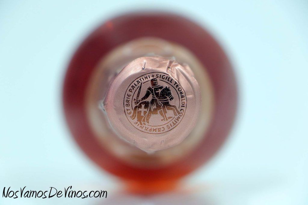 Taittinger Champagne Prestige Rosé: cápsula