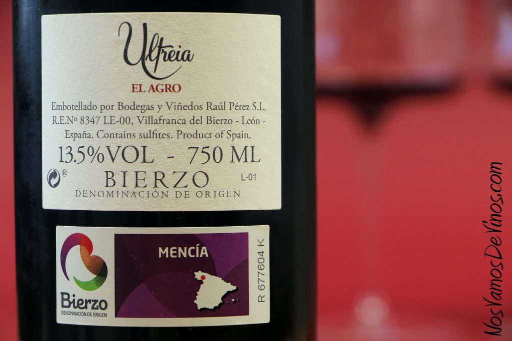 Ultreia El Agro 2019: Raúl Pérez encuentra un trocito de Ródano en un paraje de El Bierzo. Contraetiqueta