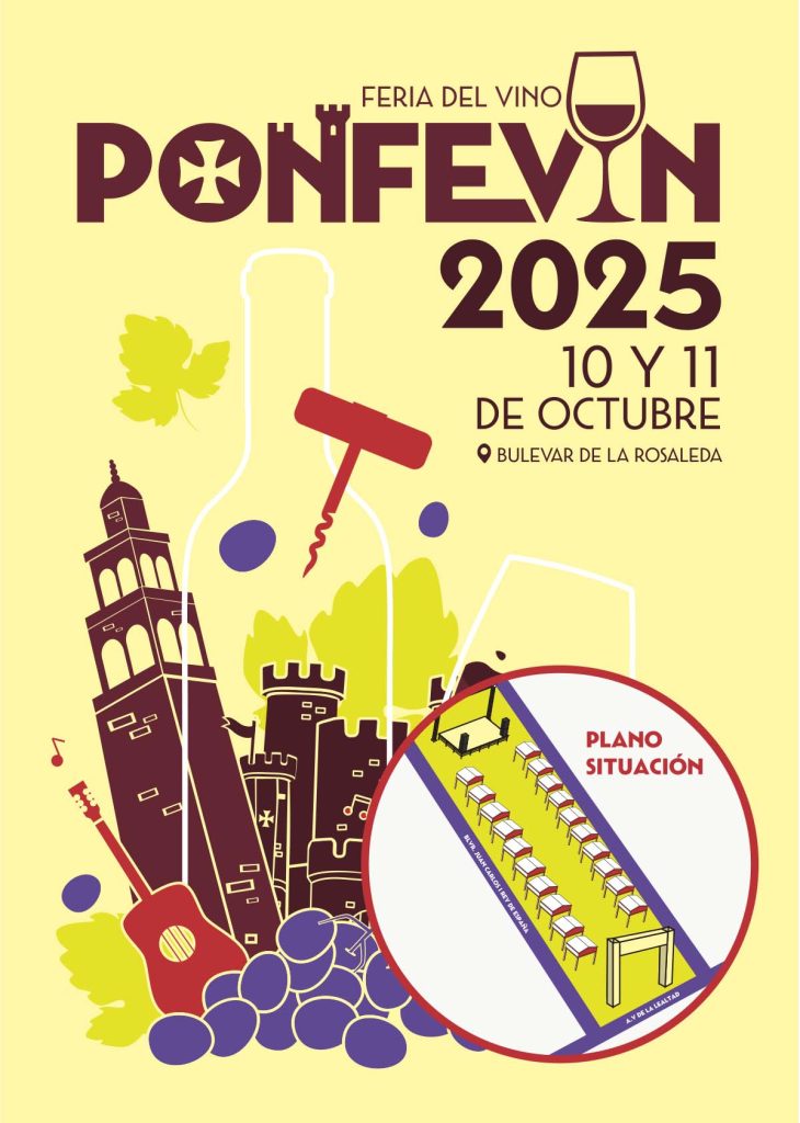Ponfevin 2025: El Bierzo se prepara para celebrar la segunda edición de esta fiesta del vino con 21 bodegas