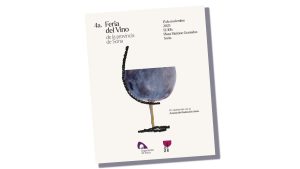 Cartel del la Cuarta Feria del Vino de la la provincia de Soria.