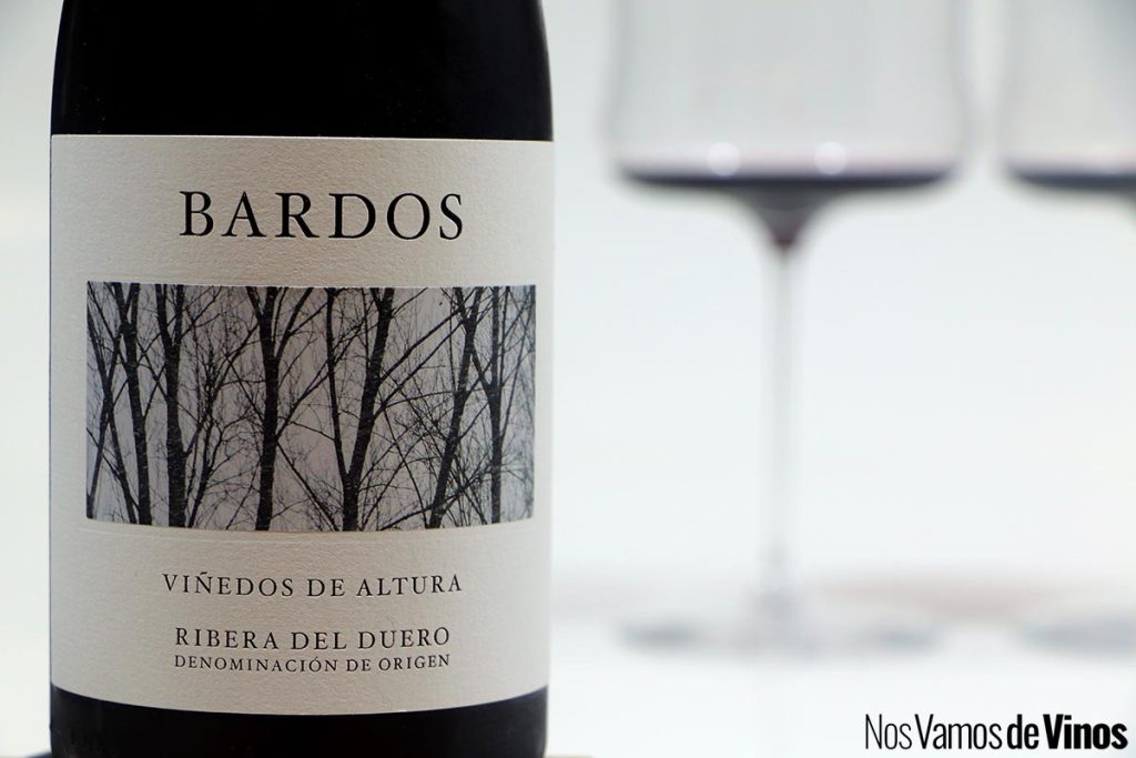 Bardos Viñedos de Altura 2023. Detalle de la etiqueta.
