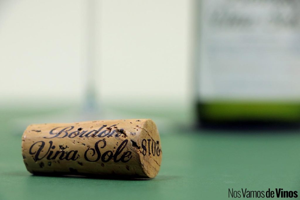 Bordón Viña Sole Gran Reserva 2018. Corcho.