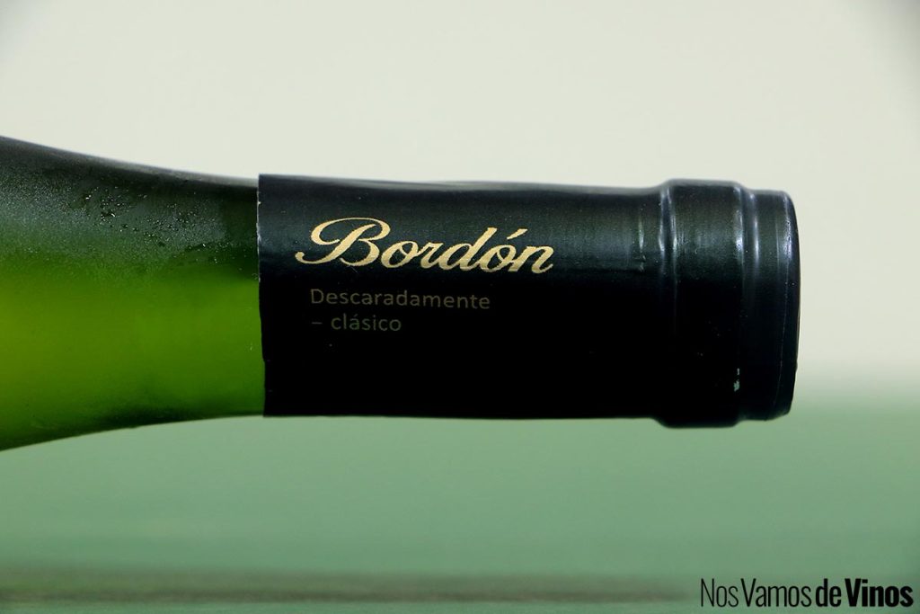 Bordón Viña Sole Gran Reserva 2018. Cápsula lateral.