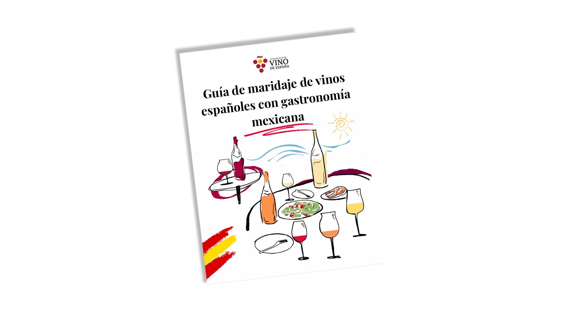 Portada de la Guía de maridaje de vinos españoles con gastronomía mexicana
