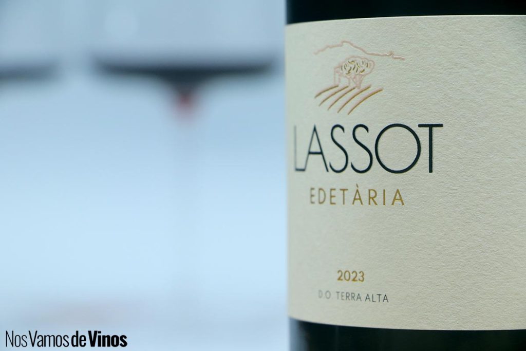Lassot 2023. Detalle de la etiqueta.