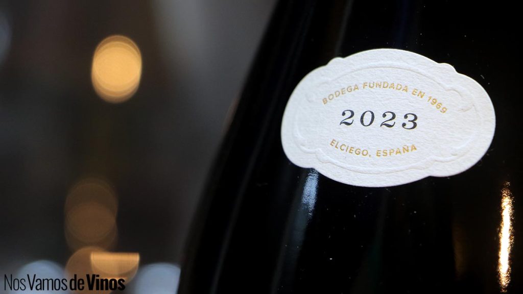 Cabezaparda 2023. Etiqueta de la añada.