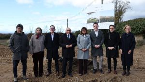 Colocación de la primera piedra de EDA Drinks & Wine Campus de Laguardia.