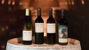 Cuatro de los vinos de The Wine Library Collection de Jean Leon.