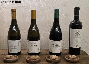 Presentación de Bodegas Perica. Botellas catadas.