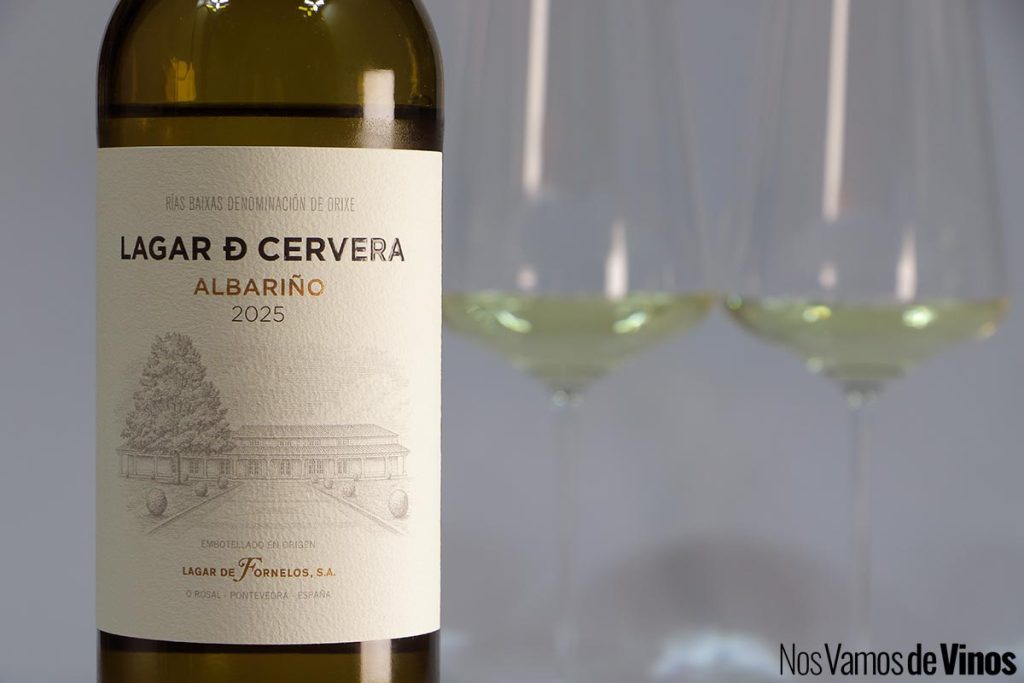 Lagar de Cervera 2025. Detalle de la etiqueta.