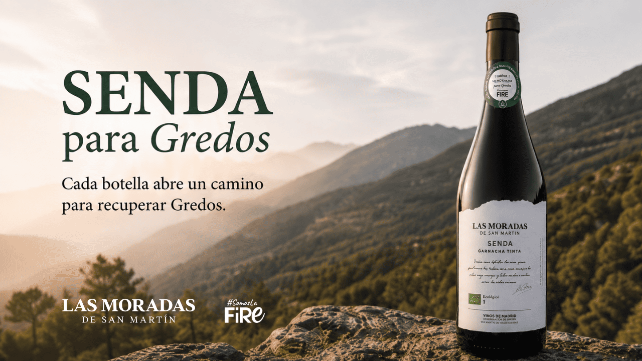 Las Moradas de San Martín destina un euro por botella de Senda Eco a la reforestación de Gredos