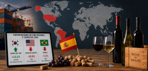 El vino español gana terreno en Corea del Sur mientras retrocede en Estados Unidos y Brasil en el primer semestre de 2026