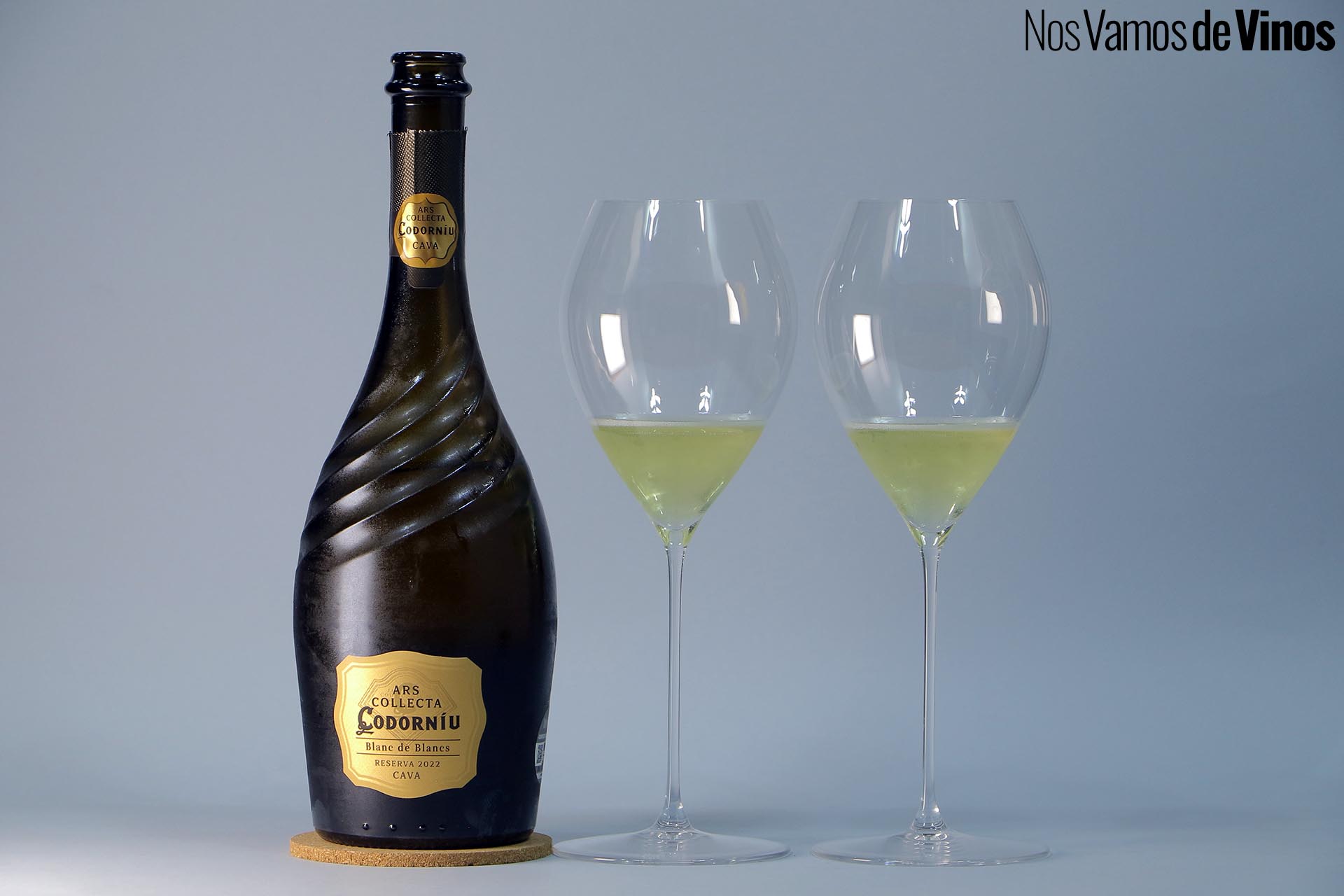 Codorníu Ars Collecta Blanc de Blancs Reserva 2022.