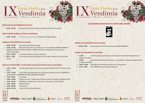 Ribera del Duero celebra su Gran Fiesta de la Vendimia con catas solidarias y conciertos en Aranda de Duero. Programa