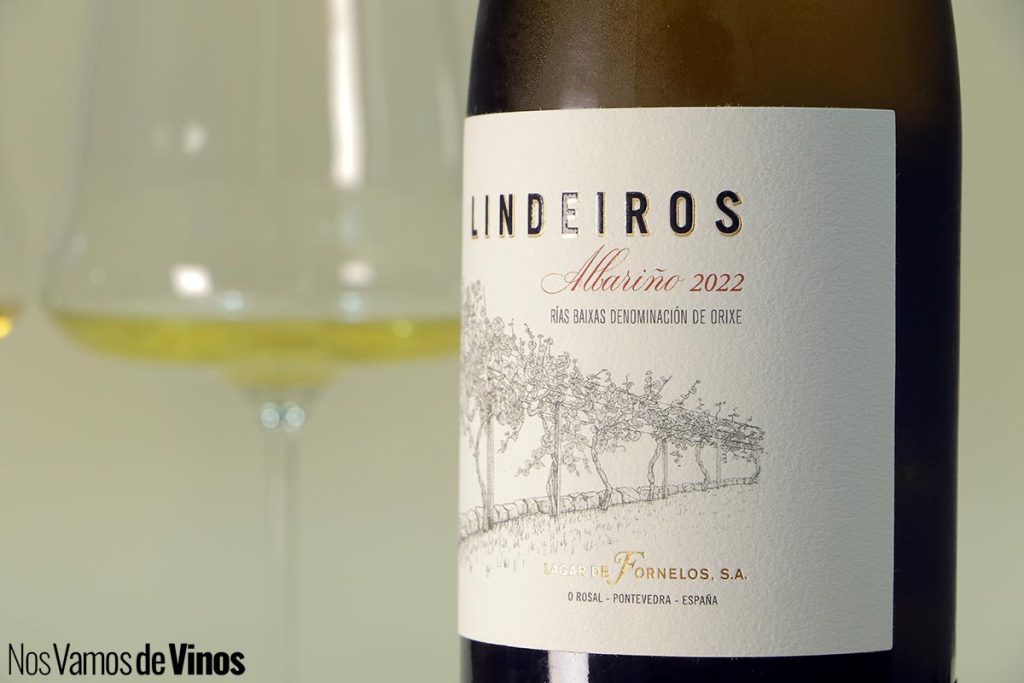 Lindeiros 2022. Detalle de la etiqueta.
