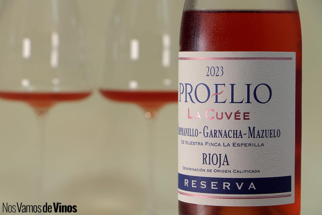 Proelio La Cuvée Reserva 2023. Detalle de la etiqueta.