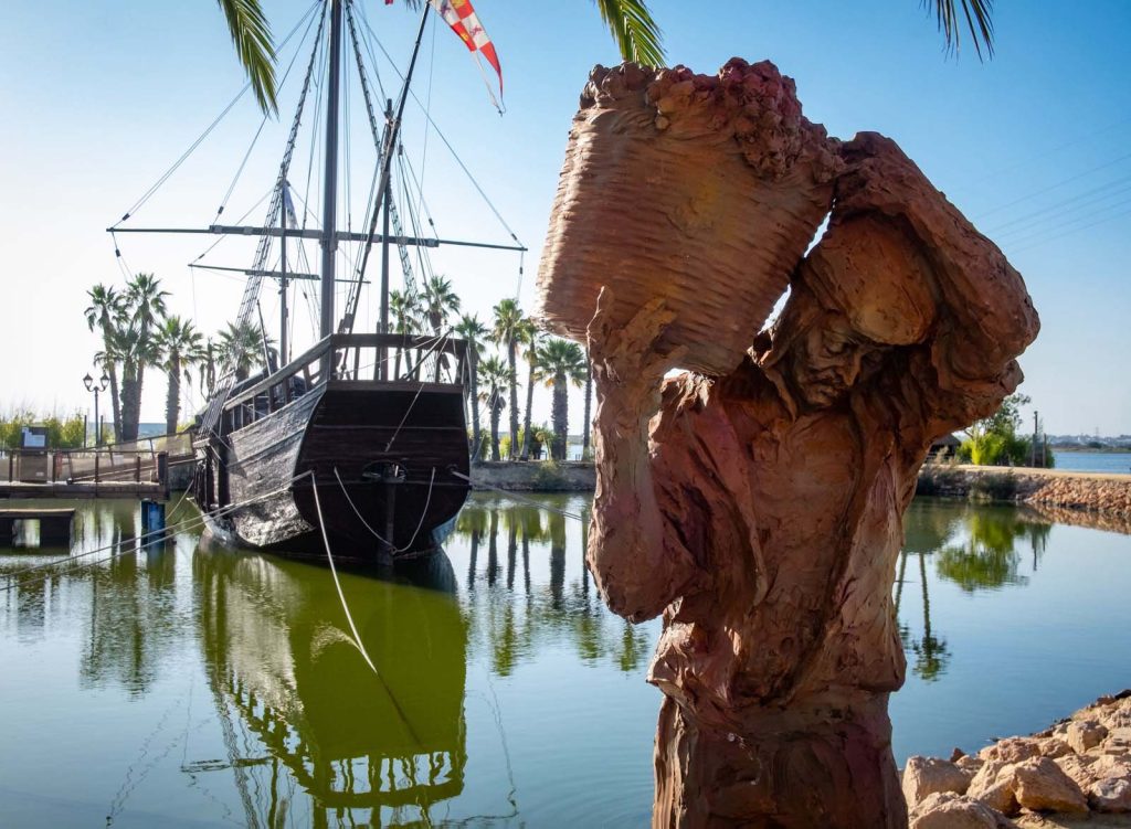 Ocho esculturas transformarán los pueblos del Condado de Huelva en un museo al aire libre dedicado al vino