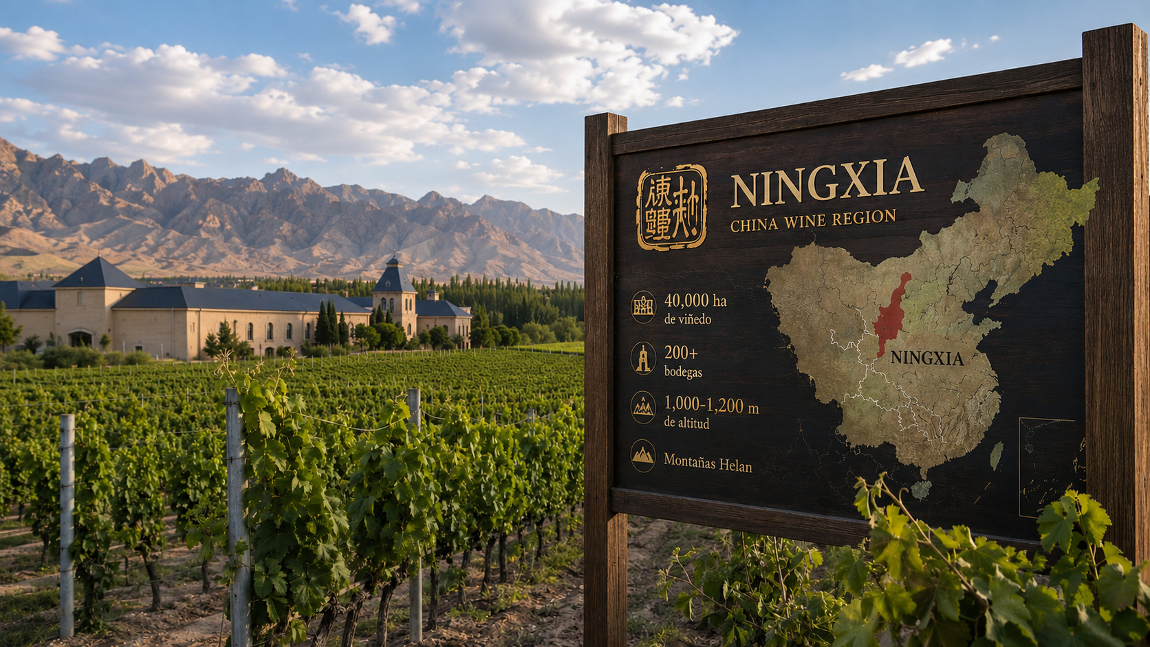 China redefine su mapa vitivinícola: menos volumen, más calidad y Ningxia como escaparate global