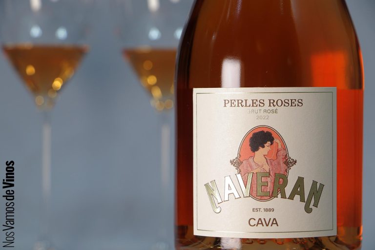 Naveran Perles Roses 2022. Detalle de la etiqueta.