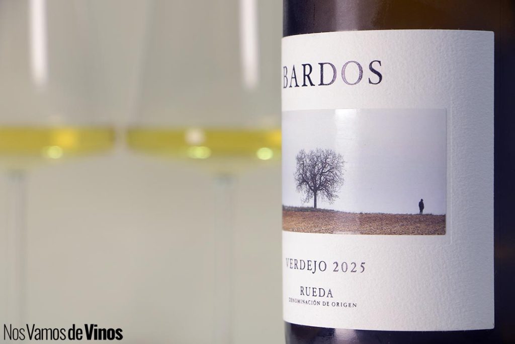 Bardos Verdejo 2025. Detalle de la etiqueta.
