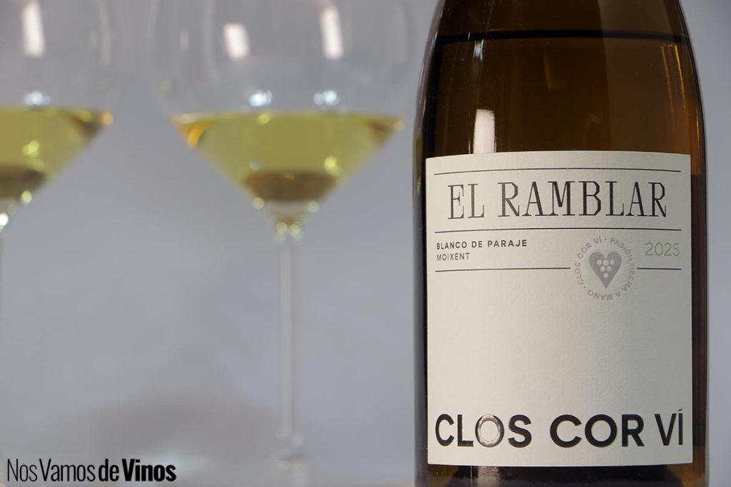 Clos Cor Ví El Ramblar 2025. Detalle de la etiqueta.