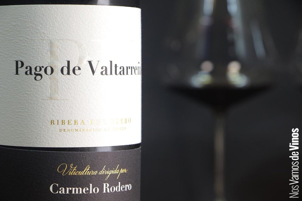 Pago de Valtarreña 2022. Detalle de la etiqueta.