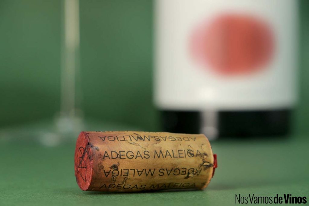 Maleiga Lapso 2023: un tinto gallego sin hechizos ni trapalladas. Detalle del corcho
